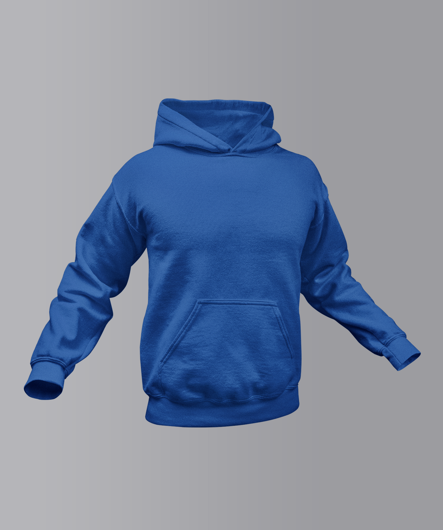 Royal Blue Unisex Plain Hoodie