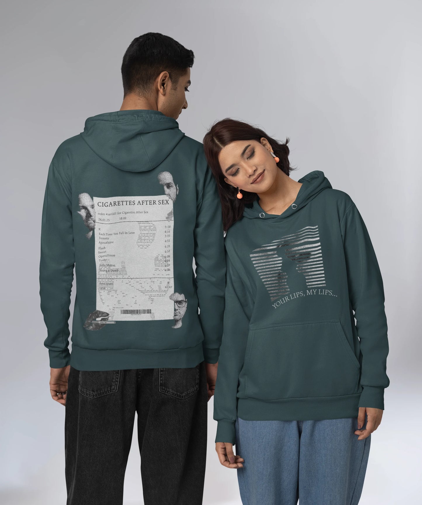 CAS- Teal Unisex Hoodie