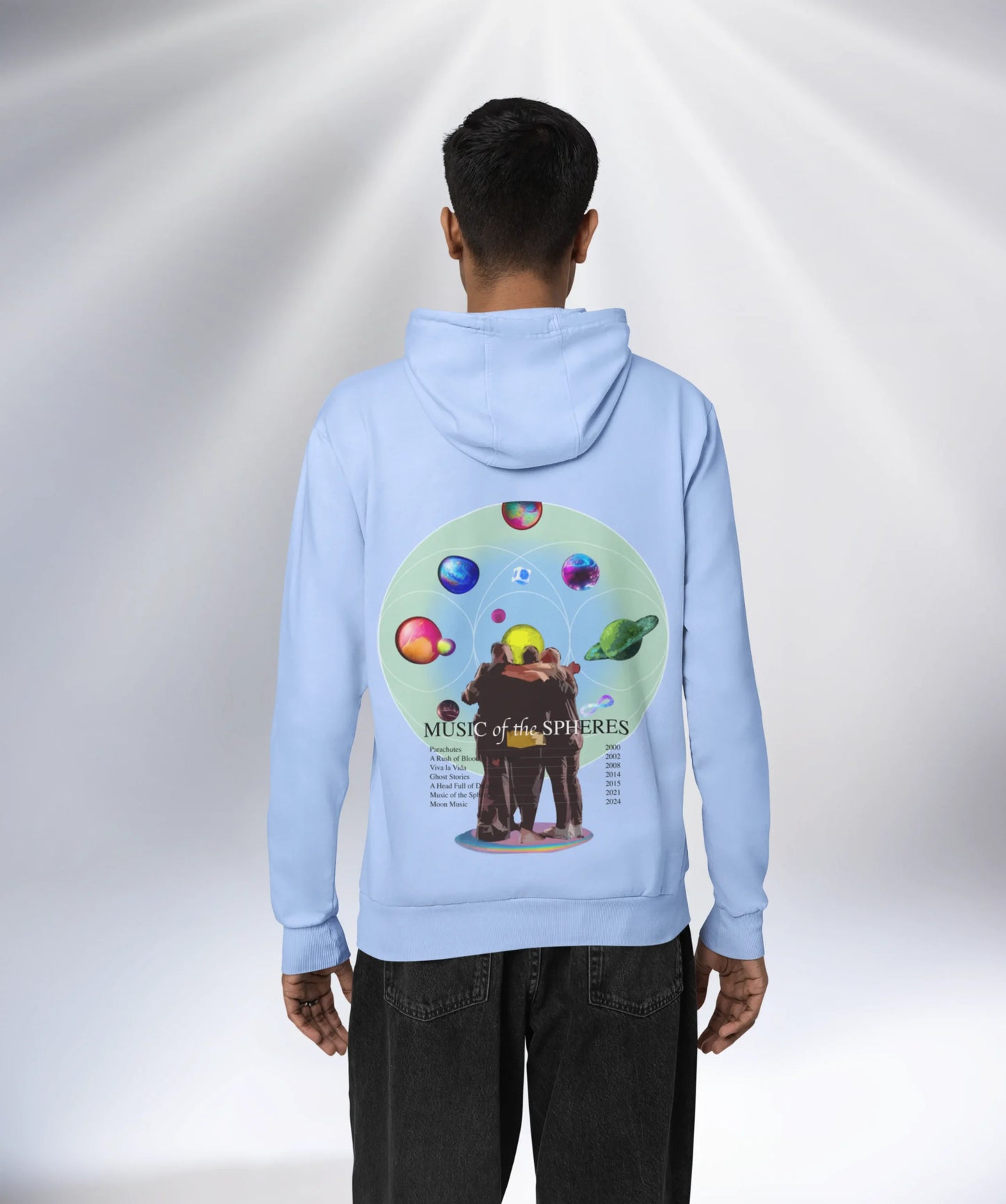 Sky Blue Coldplay Unisex Hoodie