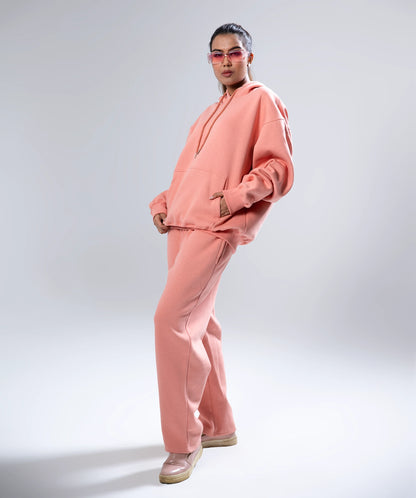 Pink Unisex Winter Co-ordset