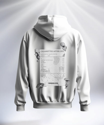 CAS-White Unisex Hoodie