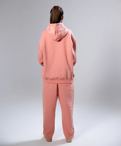 Pink Unisex Plain Hoodie